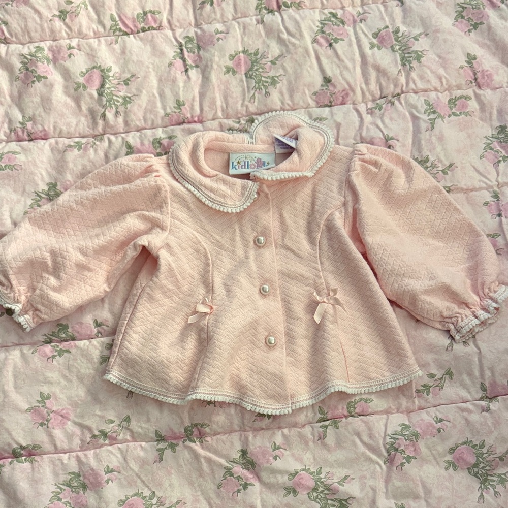 Pink Pea Coat for Kids
